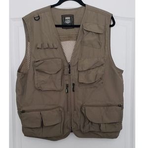 Outdoor Adventure Vented Vest Sz XL Hiking‎ Camping Hunting Utility Gorpcore